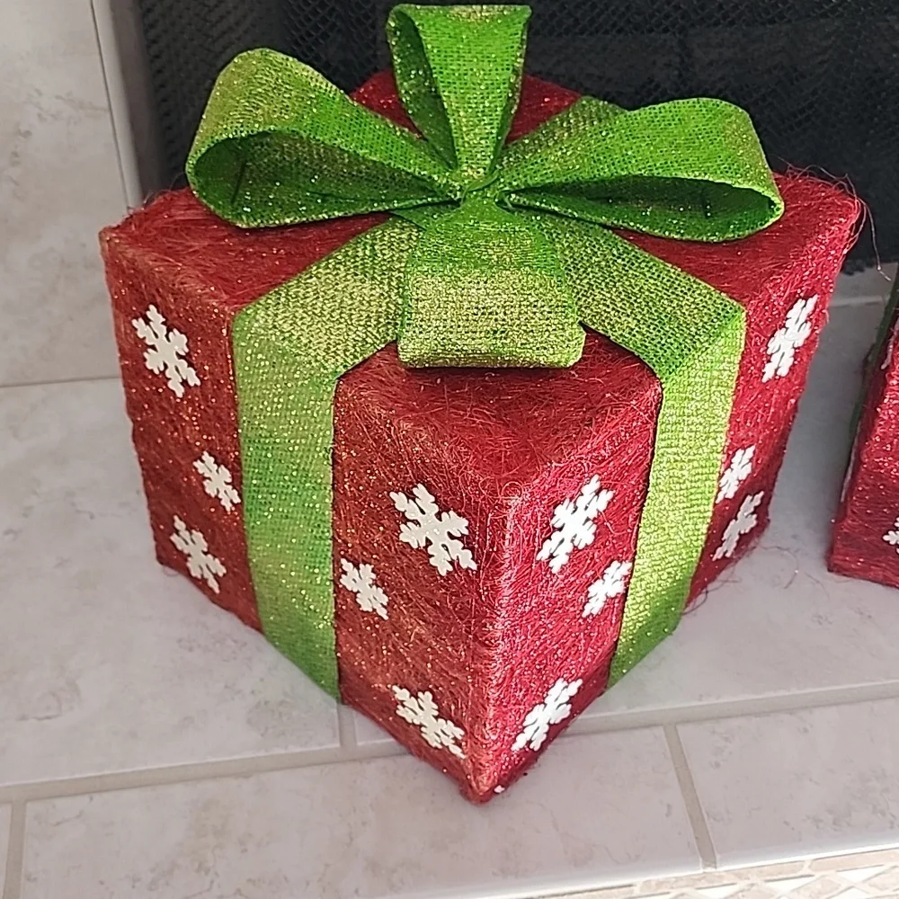 🎄 PIER 1 SISAL CHRISTMAS NESTING BOXES 🎄